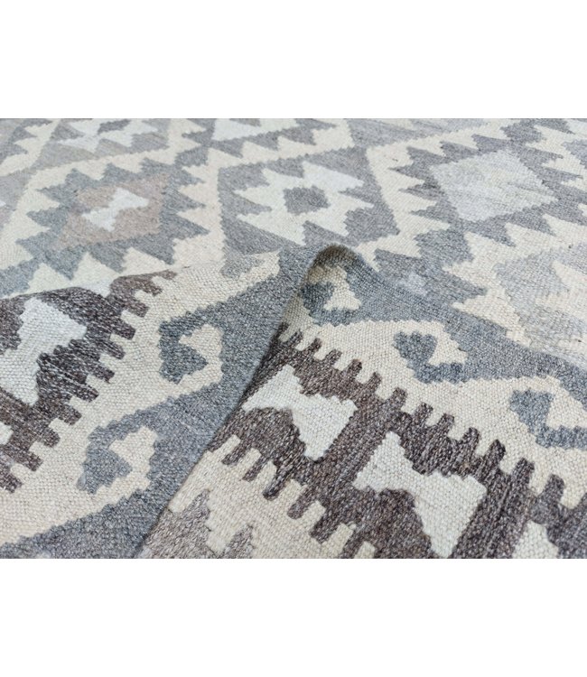 Handgemaakt Natural Kelim Wol Tapijt 289x200 cm