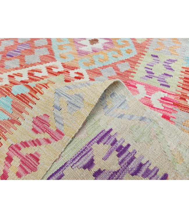 9'94x6'73 Hand Woven Afghan Wool Kilim Area Rug