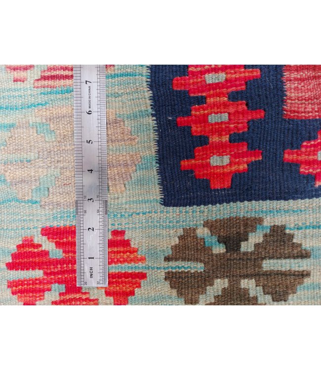 9'84x6'56 Hand Woven Afghan Wool Kilim Area Rug
