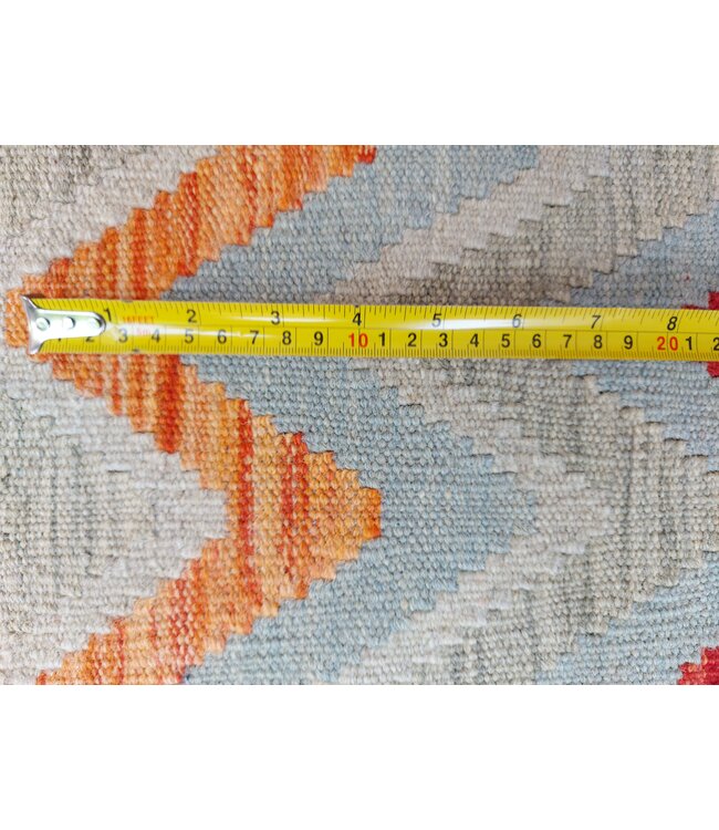 9'58x8'37 Hand Woven Afghan Wool Kilim Area Rug