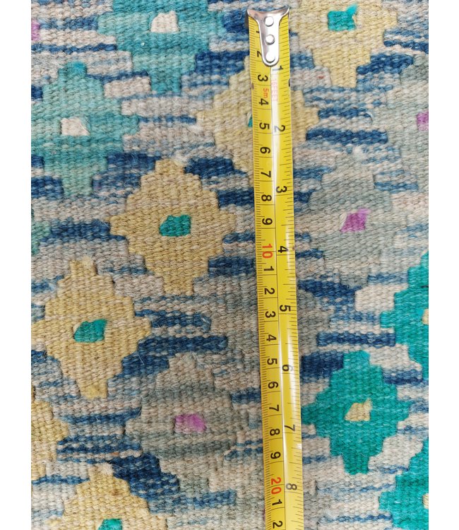 10'01x8'23 Hand Woven Afghan Wool Kilim Area Rug