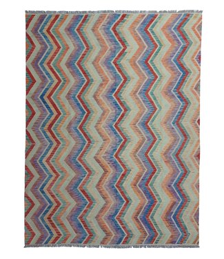 11'58x8'83 Hand Woven Afghan Wool Kilim Area Rug