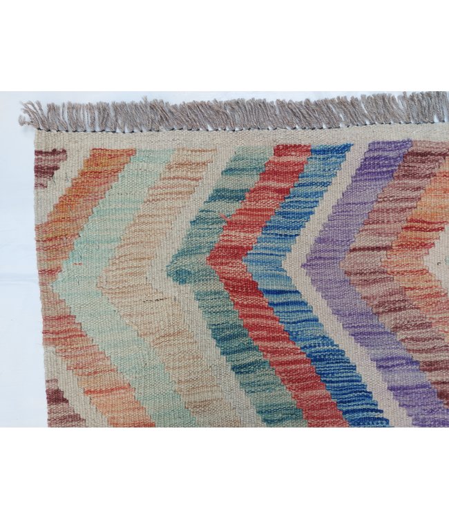 11'58x8'83 Hand Woven Afghan Wool Kilim Area Rug