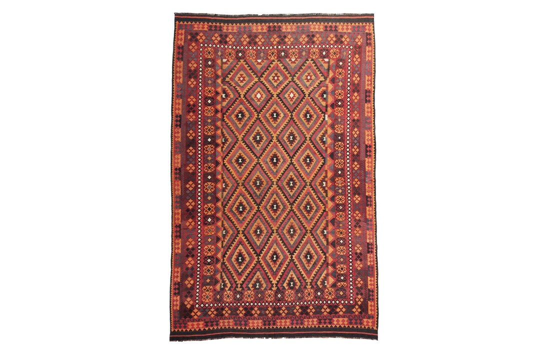 exclusive Kelim Teppich 418x272 cm Multicolor afghan kilim teppich