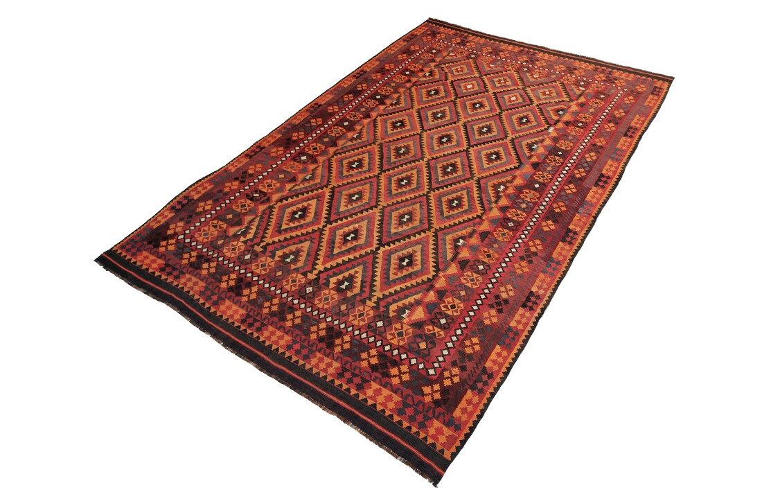 exclusive Kelim Teppich 418x272 cm Multicolor afghan kilim teppich