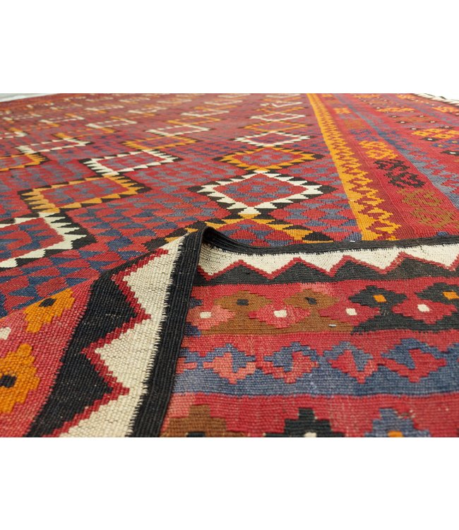 16'47x10'30 Hand Woven Afghan Wool Kilim Area Rug