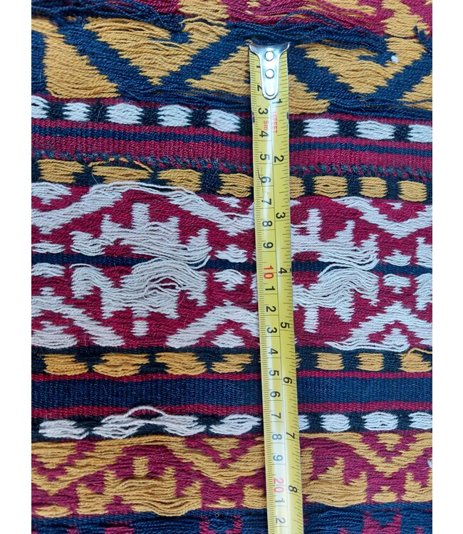 Handgemaakt Oosters Kelim Wol Vloerkleed 338x161 cm