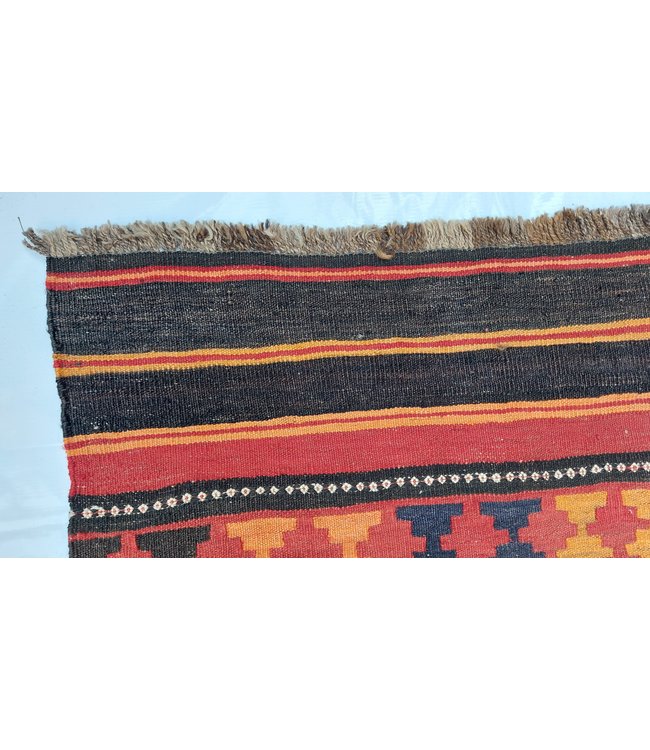 15'58x9'12 Hand Woven Afghan Wool Kilim Area Rug