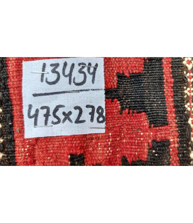 Handgewebte Orientalisch Wolle Kelim Teppich 475x278 cm