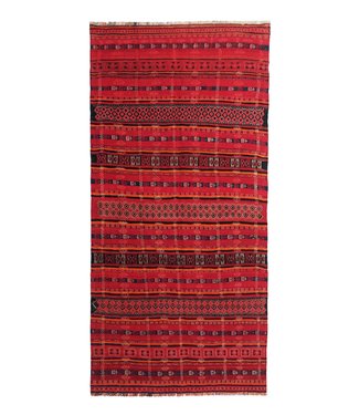 Handgewebte Orientalisch Wolle Kelim Teppich 360x171 cm Handgewebte Orientalisch Wolle Kelim Teppich 360x171 cm