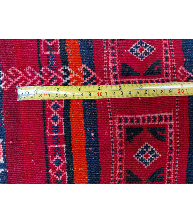 Handgewebte Orientalisch Wolle Kelim Teppich 360x171 cm