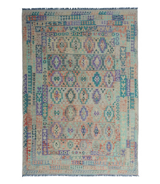 Handgewebte Orientalisch Wolle Kelim Teppich 367x270 cm Handgewebte Orientalisch Wolle Kelim Teppich 367x270 cm