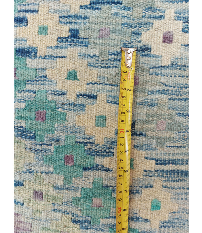 9'84x8'43 Hand Woven Afghan Wool Kilim Area Rug