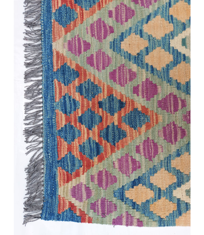 9'61x8'33 Hand Woven Afghan Wool Kilim Area Rug