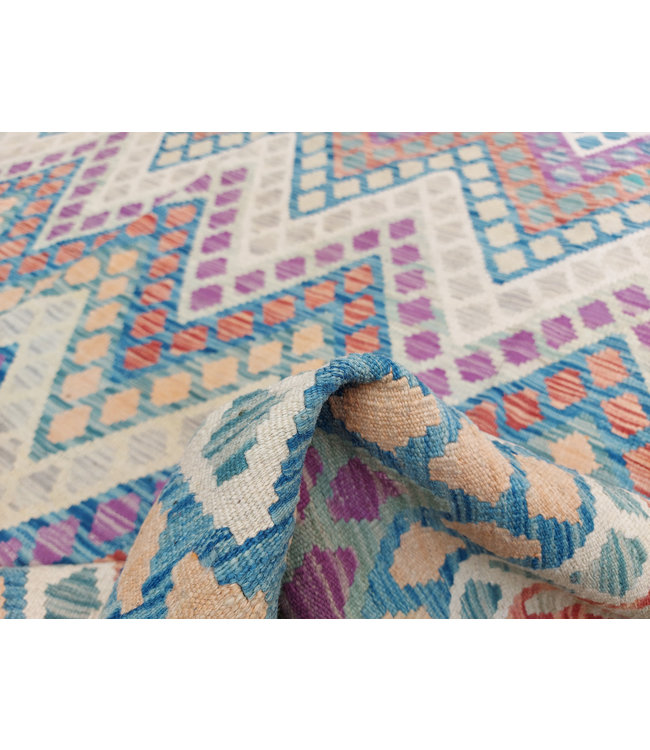 9'61x8'33 Hand Woven Afghan Wool Kilim Area Rug