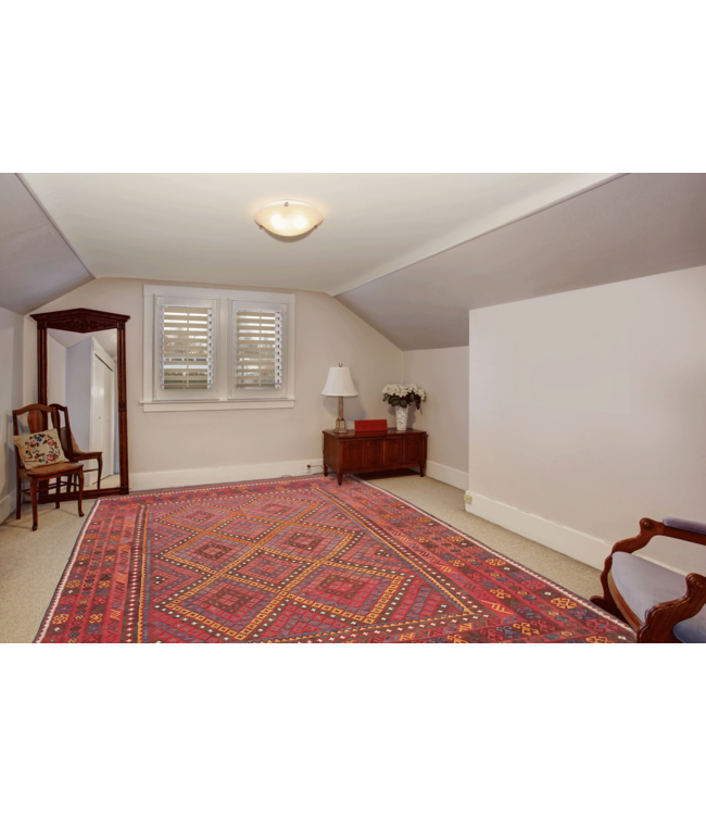 Handgewebte Orientalisch Wolle Kelim Teppich 460x306 cm