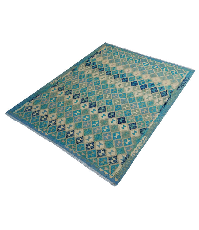 9'65x7'87 Hand Woven Afghan Wool Kilim Area Rug