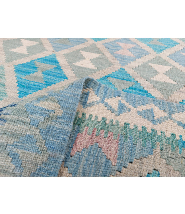 9'65x7'87 Hand Woven Afghan Wool Kilim Area Rug