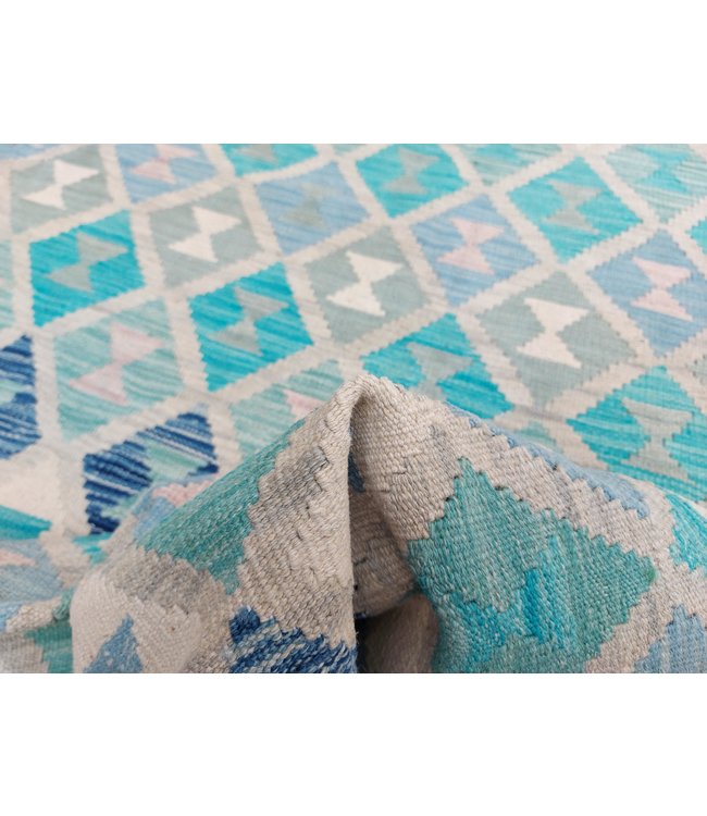 9'65x7'87 Hand Woven Afghan Wool Kilim Area Rug