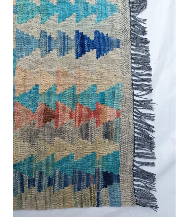 Handgewebte Orientalisch Wolle Kelim Teppich 299x249 cm