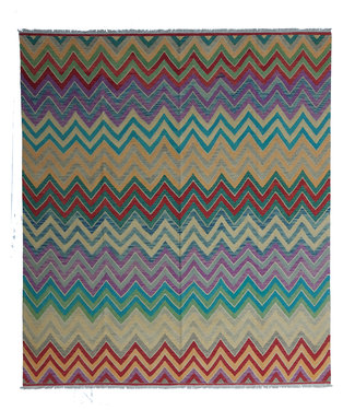 Handgewebte Orientalisch Wolle Kelim Teppich 295x258 cm Handgewebte Orientalisch Wolle Kelim Teppich 295x258 cm