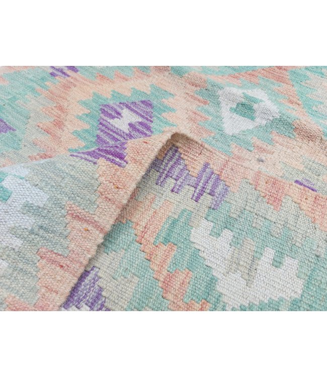 Hand Woven Afghan Wool Kilim Area Rug 499x90cm or 16.3x2.9 ft