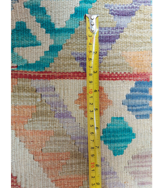 Handgewebte Orientalisch Wolle Kelim Teppich 350x246 cm