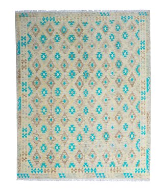 9'97x8'40 Hand Woven Afghan Wool Kilim Area Rug