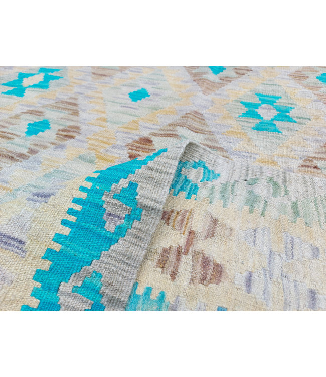 9'97x8'40 Hand Woven Afghan Wool Kilim Area Rug