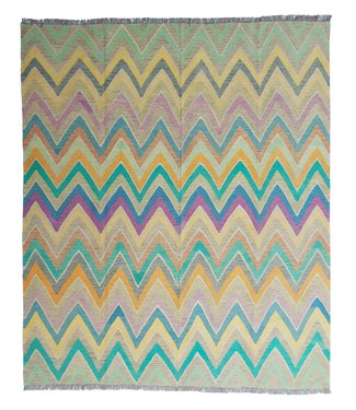 Handgewebte Orientalisch Wolle Kelim Teppich 298x258 cm Handgewebte Orientalisch Wolle Kelim Teppich 298x258 cm