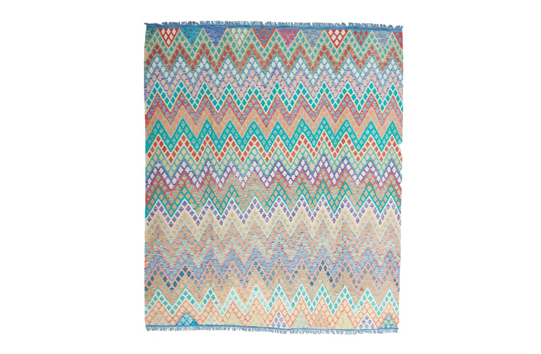 exclusive Kelim Teppich 298x258 cm Multicolor afghan kilim teppich