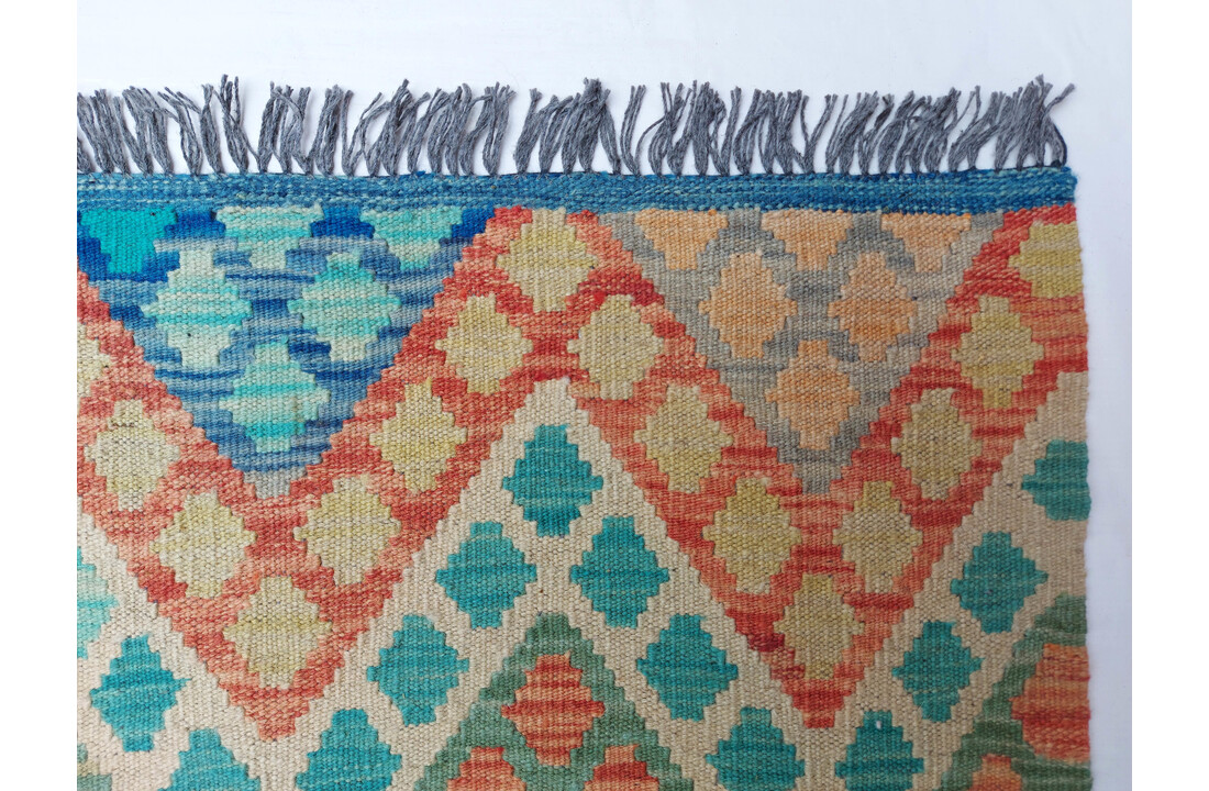 exclusive Kelim Teppich 298x258 cm Multicolor afghan kilim teppich