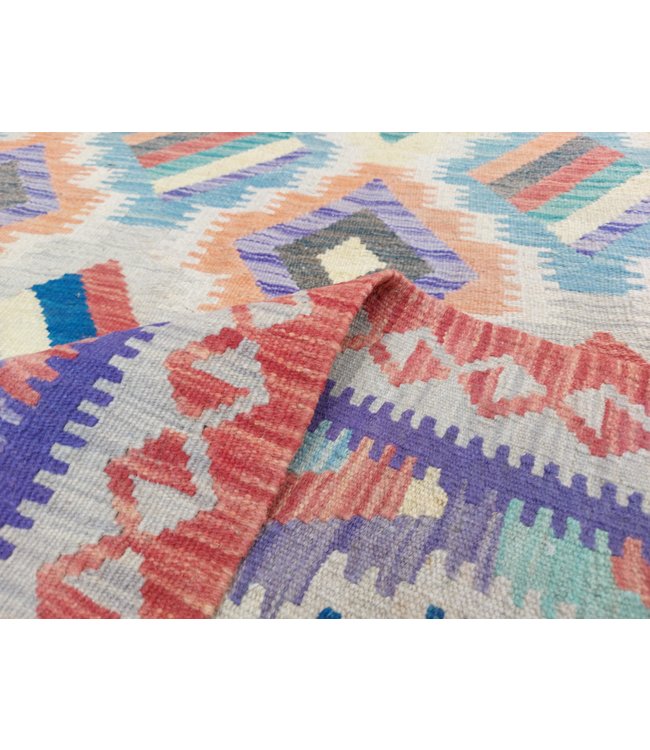 9'97x7'94 Hand Woven Afghan Wool Kilim Area Rug