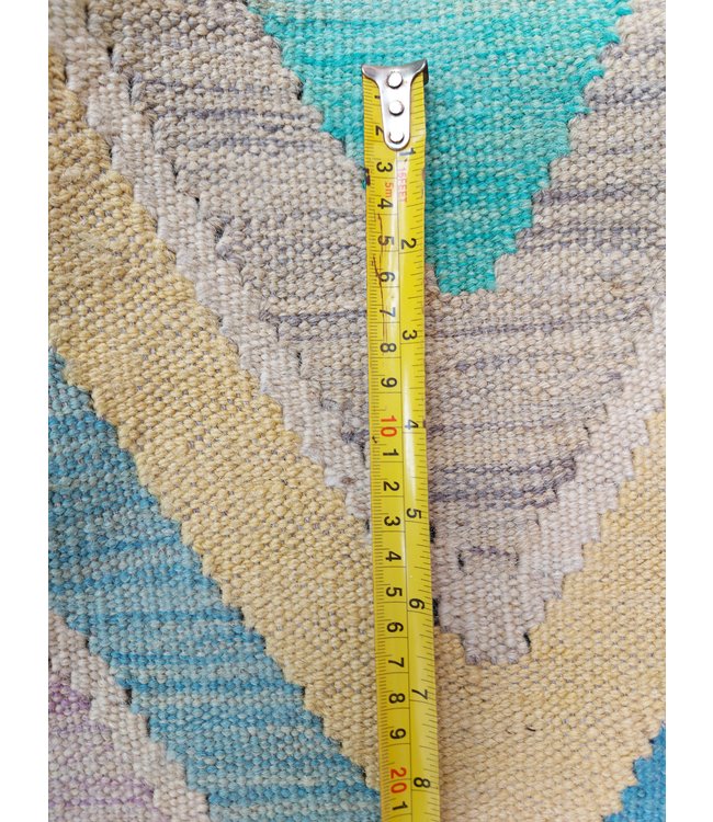 Handgewebte Orientalisch Wolle Kelim Teppich 298x258 cm