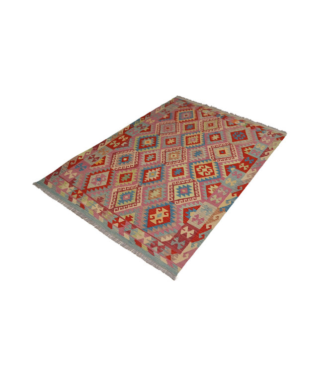 Handgewebte Orientalisch Wolle Kelim Teppich 245x173 cm