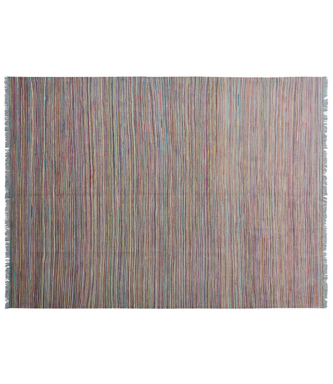 Handgewebte Modern Wolle Kelim Teppich 239X178cm
