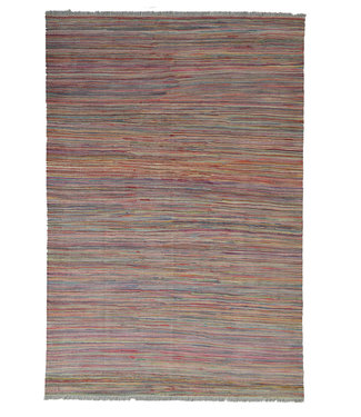 Hand Woven Modern Wool Kilim Area Rug 236X167cm