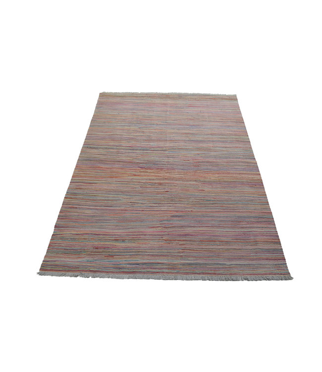 Hand Woven Modern Wool Kilim Area Rug 236X167cm