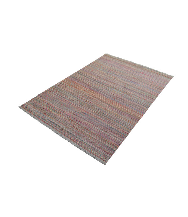 Hand Woven Modern Wool Kilim Area Rug 236X167cm