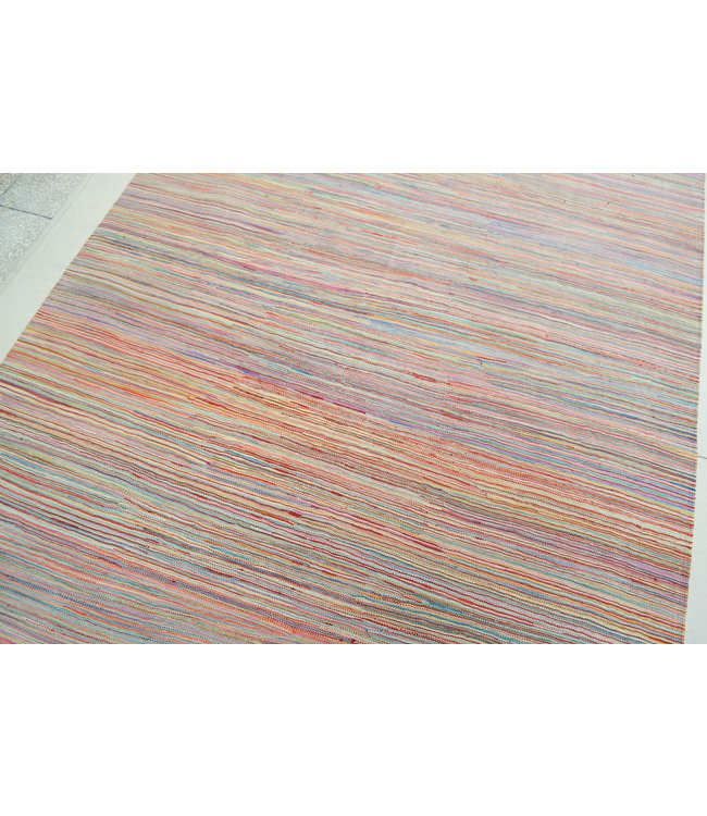 Hand Woven Modern Wool Kilim Area Rug 236X167cm