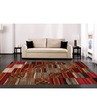 kelim patchwork tapijt 259x204 cm