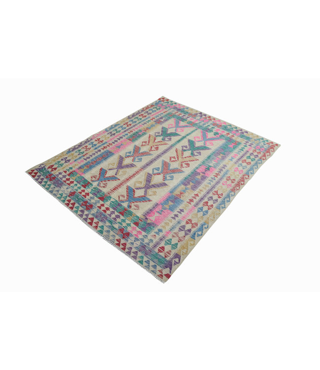 Handgewebte Orientalisch Wolle Kelim Teppich 238X187 cm