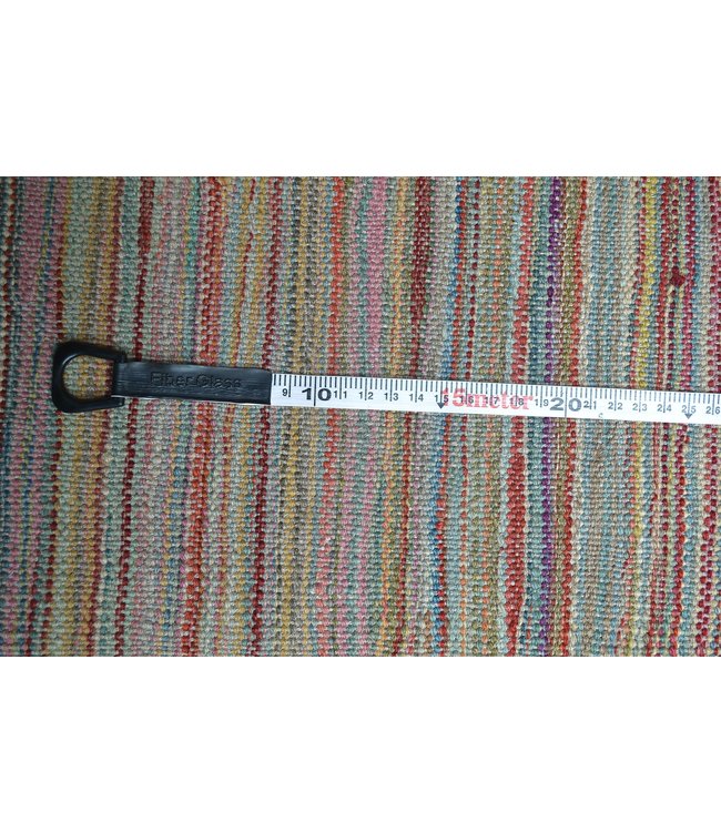 Hand Woven Modern Wool Kilim Area Rug -242X180cm