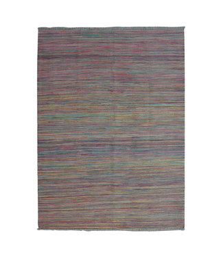 Hand Woven Modern Wool Kilim Area Rug -236X168 cm