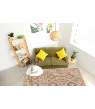 Handgewebte Orientalisch Wolle Kelim Teppich 199x153cm Handgewebte Orientalisch Wolle Kelim Teppich 199x153cm