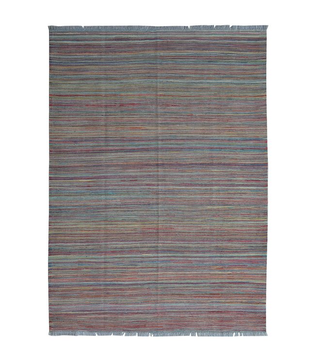 Handgemaakt Modern Kelim Wol Vloerkleed250X175cm
