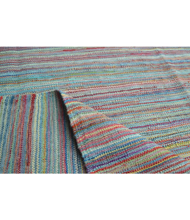 Handgewebte Modern Wolle Kelim Teppich -250X175cm