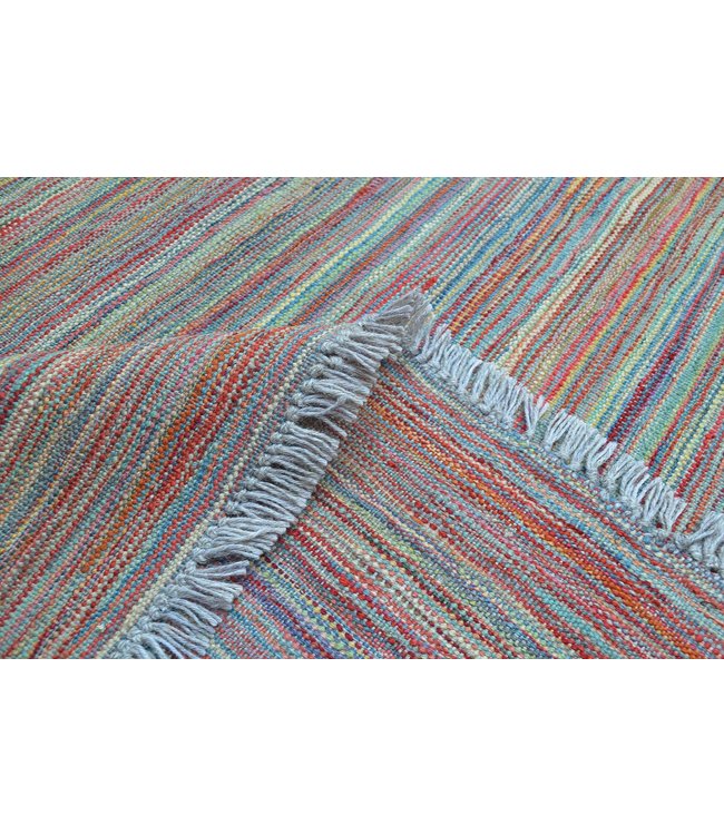 Handgewebte Modern Wolle Kelim Teppich -250X175cm