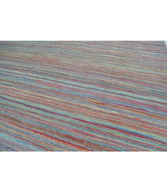 Hand Woven Modern Wool Kilim Area Rug -250X175cm