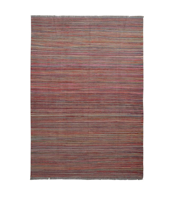 Hand Woven Modern Wool Kilim Area Rug -252X173cm